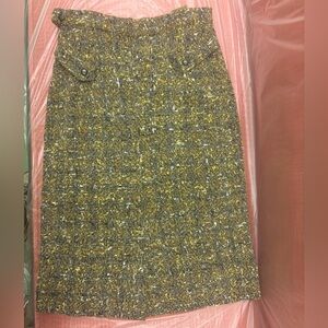 1950s Vintage Woven Pencil Skirt.